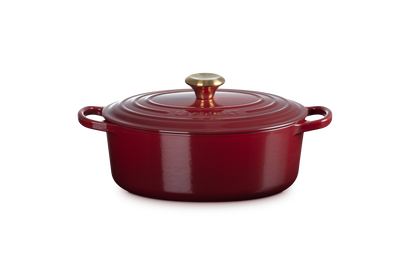 Oval gryta gjutjärn