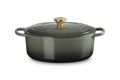 Oval gryta gjutjärn