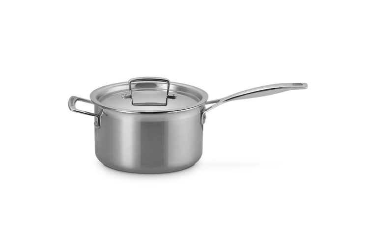 Kastrull m/lock och hjälphandtag 3-ply rostfritt stål
