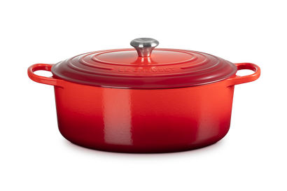 Oval gryta gjutjärn