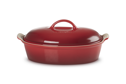 Oval ugnsform m/ lock Heritage stengods