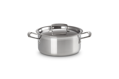 Gryta m/lock 3-ply rostfritt stål