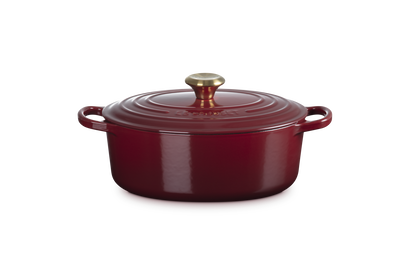 Oval gryta gjutjärn