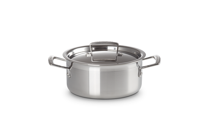 Gryta m/lock 3-ply rostfritt stål