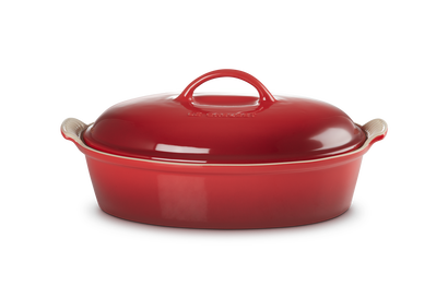 Oval ugnsform m/ lock Heritage stengods