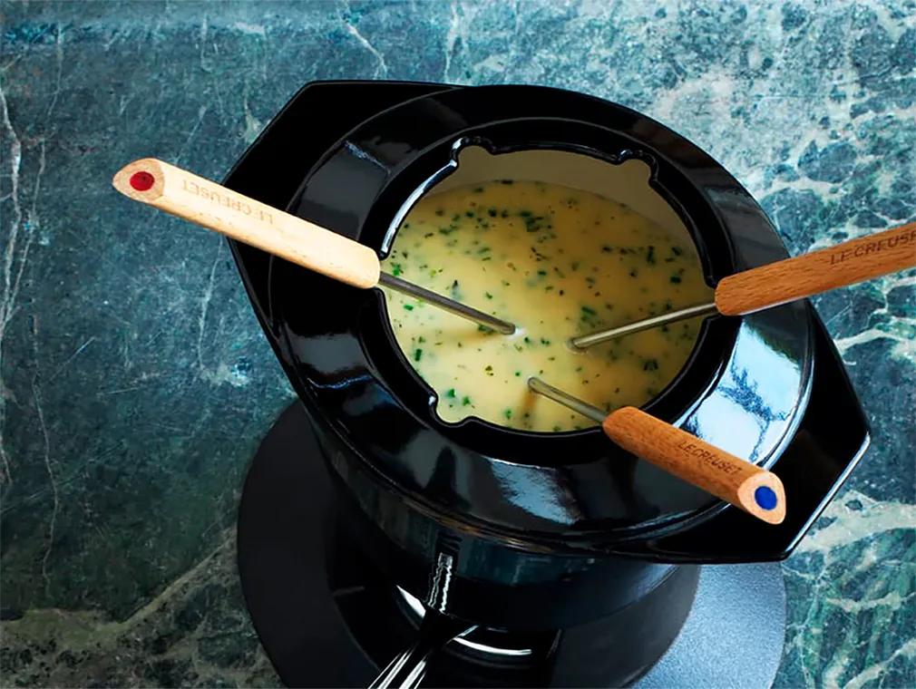 Ostfondue med örter