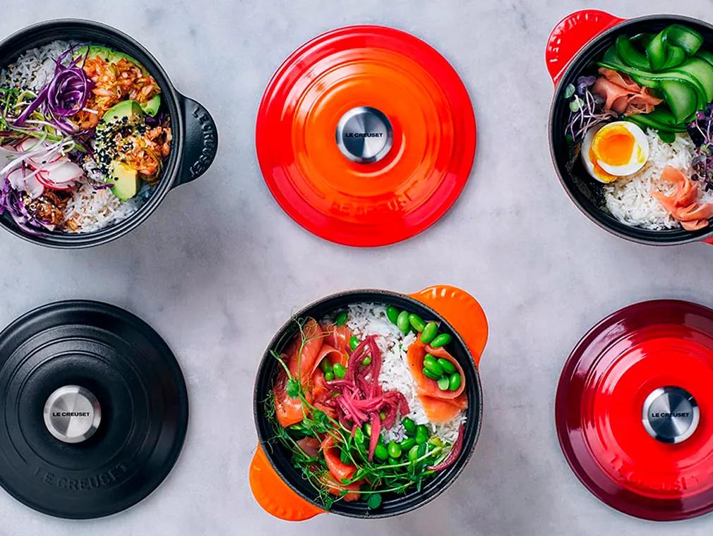 Perfekt ris i Cocotte Every - samt 5 olika toppingar