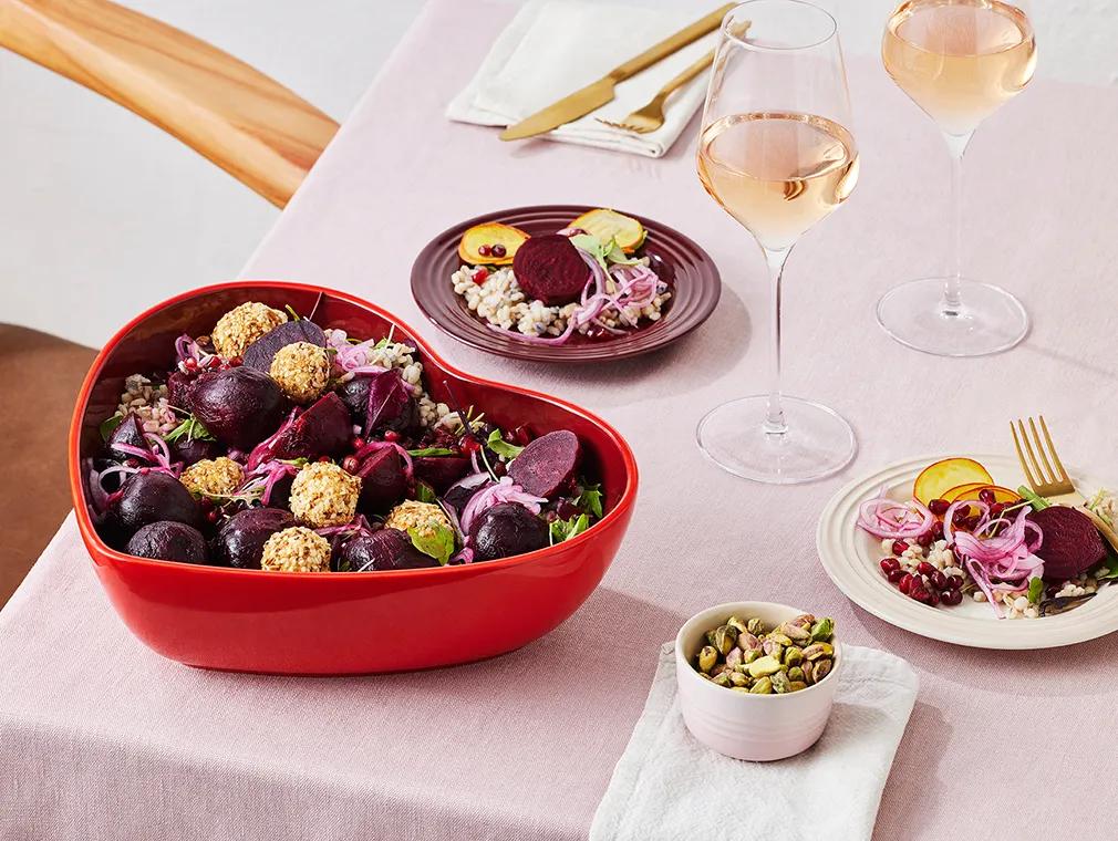 Sallad med rödbetor och harissa