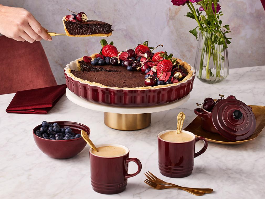 Bakad chokladtårta