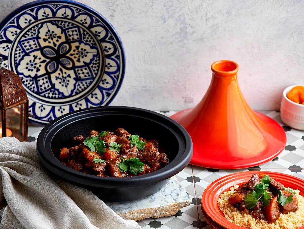 Tagine med lamm och aprikoser