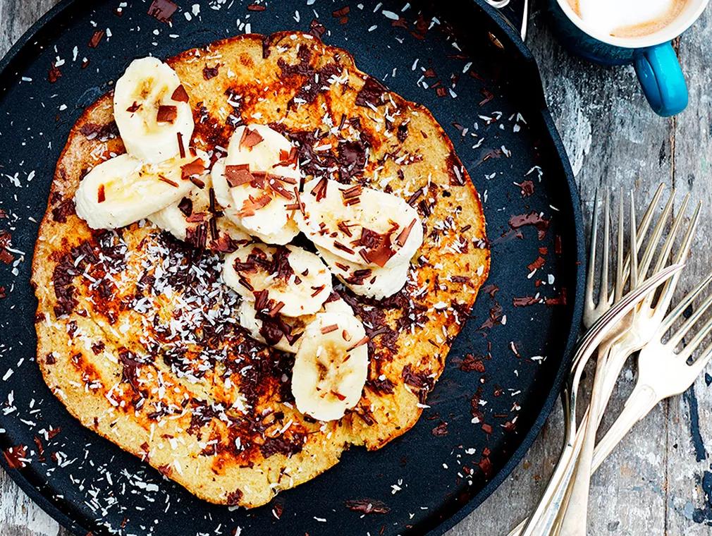 Bananpannkakor med kokos