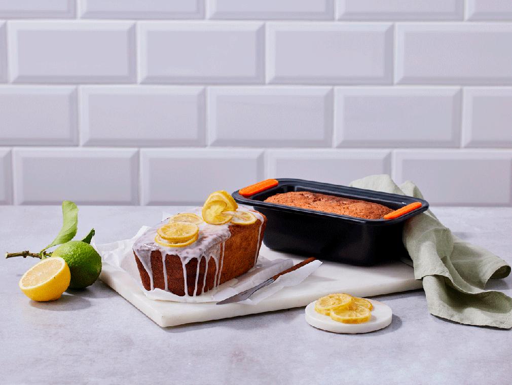 Liten citronkaka med vallmofrön