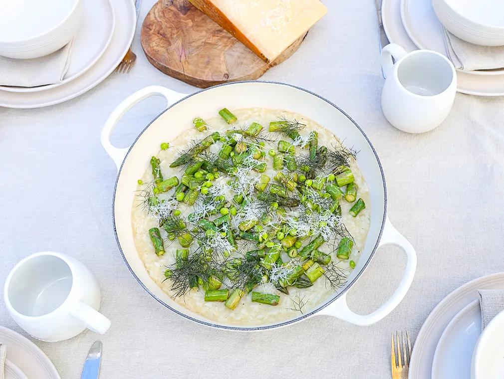 Risotto med sparris