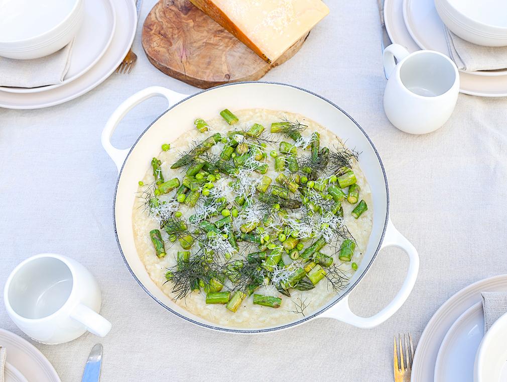 Risotto med sparris