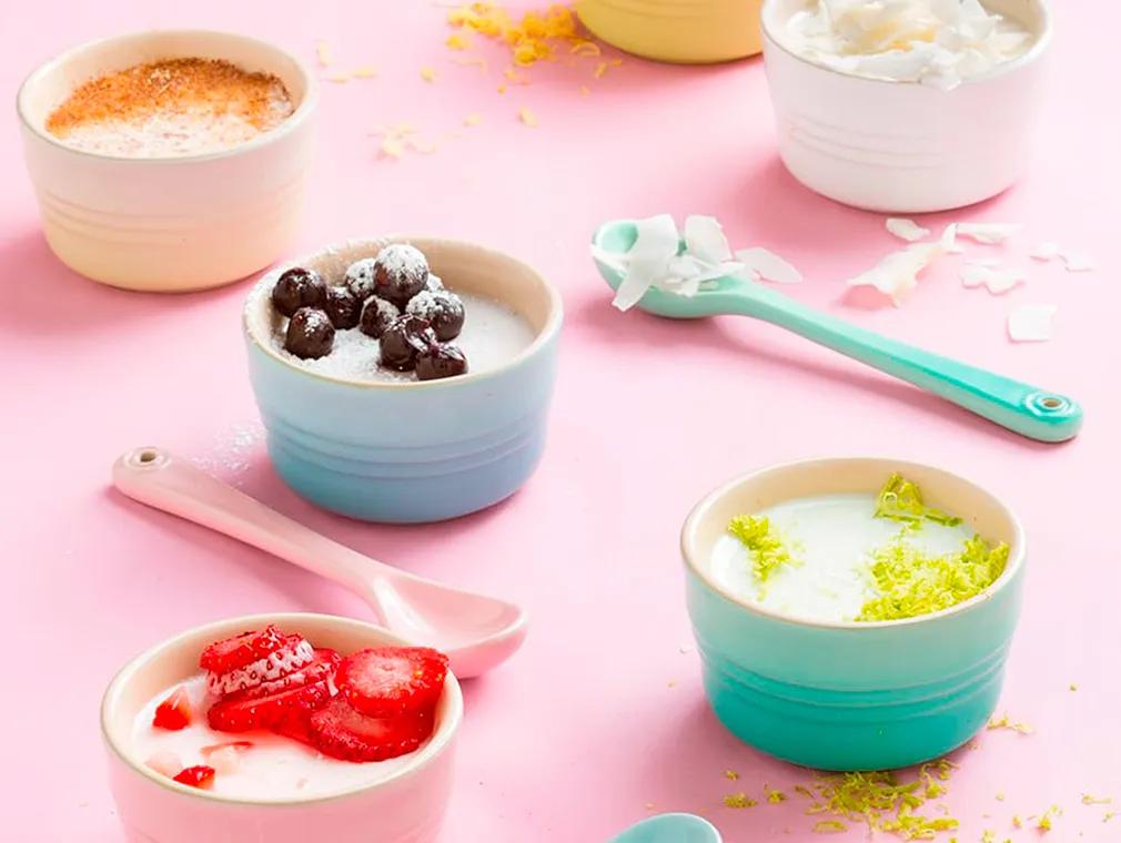 Panna cotta med olika smaker