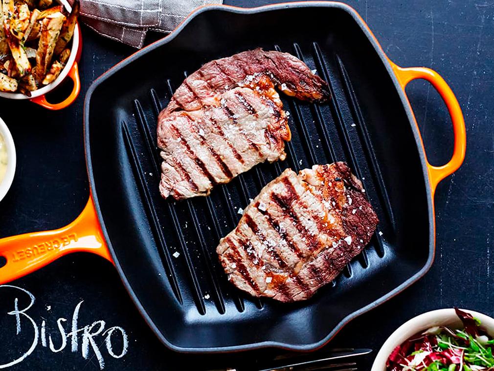 Entrecote med palsternacks frites och bearnaisesås