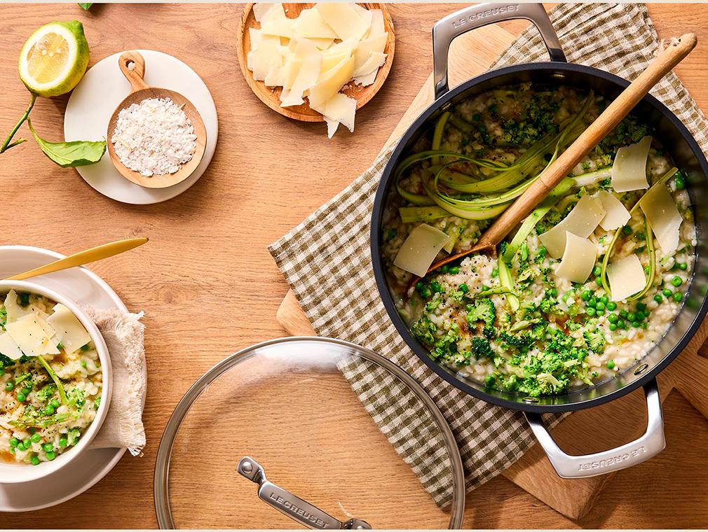 Grön risotto