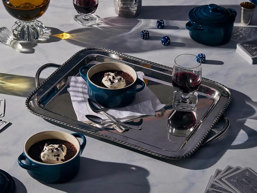Pot de Crème med rött vin och choklad